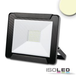 ISOLED LED fényveto 30 W, meleg fehér, fekete, IP65 113360