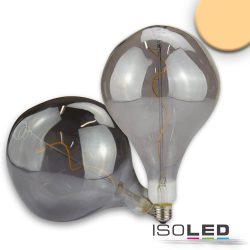   ISOLED E27 Vintage Line LED deko fényforrás 165, 4 W ultrameleg fehér, füstös üveg, dimmelheto 114165