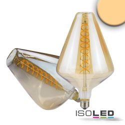   ISOLED E27 Vintage Line LED deko fényforrás 150, 6 W ultrameleg fehér, borostyán üveg, dimmelheto 114166