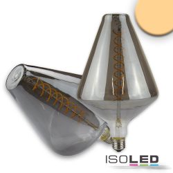  ISOLED E27 Vintage Line LED deko fényforrás 150, 6 W ultrameleg fehér, füstös üveg, dimmelheto 114167