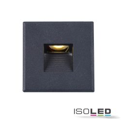   ISOLED Sys-Wall68 lámpához fedél, alumínium, szögletes 3, fekete 114567