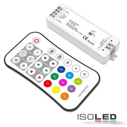   ISOLED LED rádió SPI vezérlo 8- 1024 pixeles távirányítóval, 12-24V DC, 8A 114661