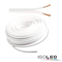   ISOLED Kábel, 2 pólusú 0,75mm2 H03VH-H YZWL, fehér/fehér, AWG 18, 1 tekercs = 25m 114706