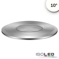   ISOLED LED padlóba süllyesztett spot, kerek 55mm, rozsdamentes acél, 12-24V, IP67, 3W, 10°, semleges fehér 115670