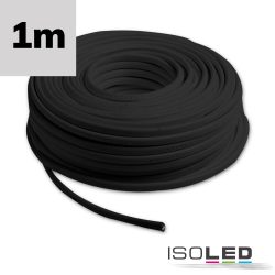   ISOLED Kábel PVC burkolatú, fekete, 2x0.75mm˛ H05VV-F, méterenként áruljuk 115751