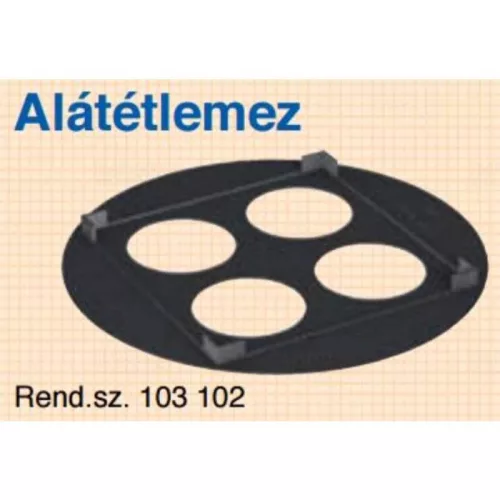 J.PRÖPSTER 103102 alátétlemez beton lábazathoz