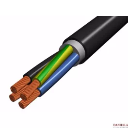   PVC szigetelésű földkábel réz vezetővel NYY-J 4x10 mm2 /vágható/