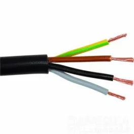   Gumiköpenyes kábel GT vezeték 4x1,5 mm2 fekete sodrott réz erű H05RR-F (GT)