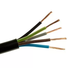   Gumiköpenyes kábel GT vezeték 5x2,5 mm2 fekete sodrott réz erű H05RR-F (GT)