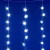 HOME KAF50WH LED-es hópehely fényfüggöny, 1,35 m, 50 db hidegfehér LED, hálózati tápellátás, beltéri kivitel