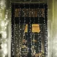 Home KAF 210LC LED-es fényfüggöny, 2x1 m / 210 db hidegfehér LED, fehér vezeték, állófényű, hálózati adapter, kül- és beltéri kivitel, KAF_210LC