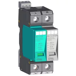   KIWA PO I 1+1 R 280V túlfeszültség levezető távjelzős 12,5kA T1+T2 (B+C) 81.011