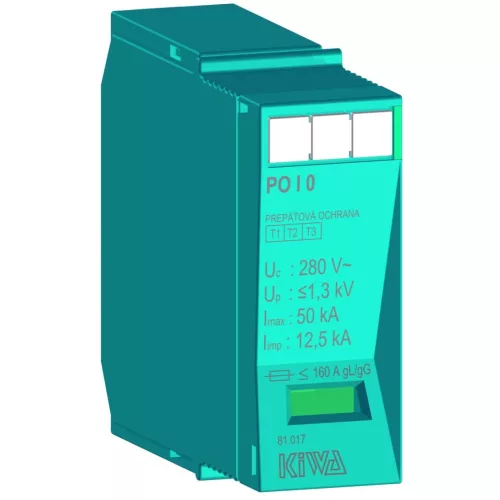 KIWA PO I 0 280V túlfeszültség levezető betét T1+T2 (B+C) 81.017