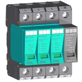   KIWA PO I 3+1 m 280V túlfeszültség levezető 12,5kA T1+T2 (B+C) 81.027
