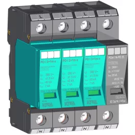  KIWA PO I eco 3+1 280V túlfeszültség levezető 7kA T1+T2 (B+C) 81.206