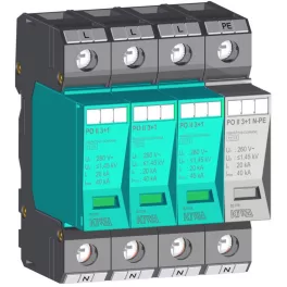   KIWA PO II 3+1 280V túlfeszültség levezető 20kA T2 (C) 82.018