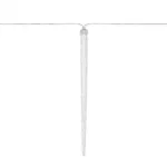 HOME KJL288 jégcsap fényfüzér, 3,5m hosszú, 288db hidegfehér SMD LED, 8db jégcsap/36db LED, hálózati adapter, kül- és beltéri kivitel