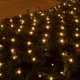 Home KLN 240C/WW LED-es háló, 3x3 m / 240 db melegfehér LED, zöld vezeték, állófényű, hálózati adapter, kül- és beltéri kivitel, KLN_240C_WW