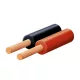 SAL KLS 0,35 hangszóróvezeték, piros-fekete, 2 x 0,35 mm2, 0,15 mm elemi szál, 100 m/ tekercs, KLS_0_35