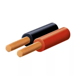   SAL KLS 1 hangszóróvezeték, piros-fekete, 2 x 1 mm2, 0,15 mm elemi szál, 100 m/ tekercs, KLS_1
