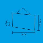 Home KLW 40 fa világító kép, 6 db LED, lézervágott, kapcsolható, KLW_40