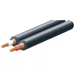   SAL KN 6 árnyékolt vezeték, 2 ér, 0,08 mm2, fekete, 100 m/ tekercs, KN_6