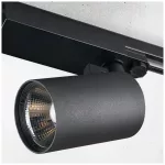 KOBI KOBI-000109, NEXTRACK NT3 háromfázisú sínes lámpa, 35W, 25°, CRI 90, fekete
