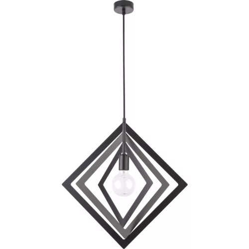 Lampa wisząca TRIK M ROMB czarna KOBI-000738 KOBI