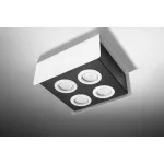 Plafon STEREO 4 biały KOBI-000929 KOBI
