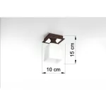Plafon IBIZA 1 wenge KOBI-000944 KOBI
