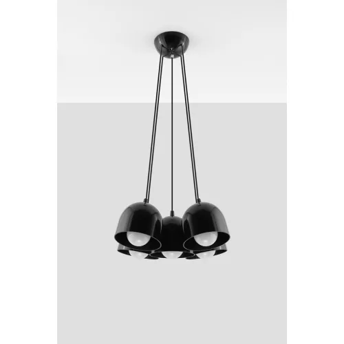 Lampa wisząca FREDDY 5 czarny KOBI-000945 KOBI