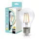 E27 LED-fényforrás, 7 W, filament, Meleg fehér WW 3000K 806lm, KOBI-001138 KOBI