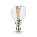 E14 LED-fényforrás, 4 W, filament, Meleg fehér WW 3000K 470lm, KOBI-001144 KOBI