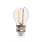 E27 LED-fényforrás, 4 W, filament, Meleg fehér WW 3000K 470lm, KOBI-001146 KOBI