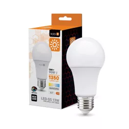   E27 LED-fényforrás, 13 W, Természetes fehér NW 4000K 1350lm, KOBI-001180 KOBI