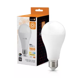   E27 LED-fényforrás, 15 W, Meleg fehér WW K lm, KOBI-001182 SpectrumLED