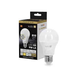   E27 LED-fényforrás, 9 W, Meleg fehér WW 3000K 810lm, KOBI-001195 SpectrumLED