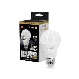   E27 LED-fényforrás, 9 W, Természetes fehér NW 4000K 810lm, KOBI-001197 KOBI
