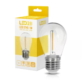   E27 LED-fényforrás, 1 W, Meleg fehér WW 2700K 50lm, KOBI-001251 SpectrumLED