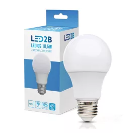   E27 LED-fényforrás, 10 W, Hideg fehér CW 6500K 1055lm, KOBI-001256 KOBI