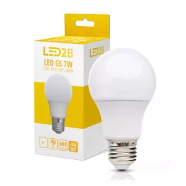 E27 LED-fényforrás, 7 W, Meleg fehér