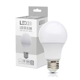   E27 LED-fényforrás, 9 W, Természetes fehér NW 4000K 806lm, KOBI-001272 KOBI