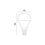E14 LED-fényforrás, 9 W, Természetes fehér NW 4000K 806lm, KOBI-001285 KOBI