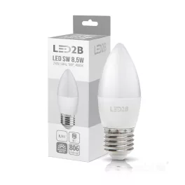   E27 LED-fényforrás, 9 W, Természetes fehér NW 4000K 806lm, KOBI-001305 KOBI