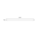 T8 LED-fénycső 22W, 150 cm, Hideg fehér KOBI-001314 KOBI