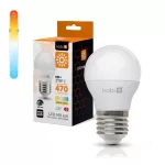 E27 LED-fényforrás, 6 W, Meleg fehér WW 3000K 470lm, KOBI-001337 KOBI