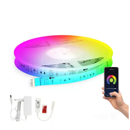 Taśma SMART LED SET 24 W/m 5m RGB+CCT WIFI IP20/6 Kobi