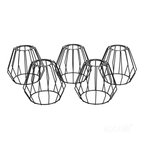 Lampshade for CRETE LS D1 black 5 pcs Kobi Design KOBI-001443 KOBI