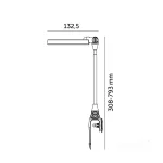 LED növénynevelő lámpa LED VERDI 10W 3200K Kobi Design KOBI-001458 KOBI