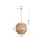 Hanging lamp BOHO BONN RW 1xE27 Kobi Design KOBI-001470 KOBI